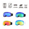 FukoSports Blue Frameless Magnetic Ski Goggles - Image 6