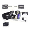 FukoSports Blue Frameless Magnetic Ski Goggles - Image 3