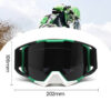 FukoSports Black over Glasses Motocross Goggles - Image 6